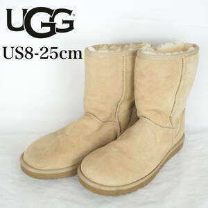 EB4926*UGG*アグ*レディースショートブーツ*US8-25cm*ベージュ