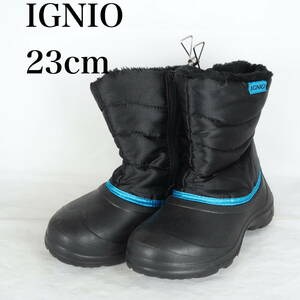 EB4931*IGNIO*イグニオ*ジュニアスノーブーツ*23cm*黒