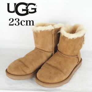 EB5054*UGG アグ*レディースショートブーツ*23cm*茶