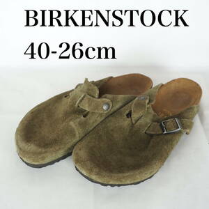 MK5345*BIRKENSTOCK*ビルケンシュトック*メンズサンダル*40-26cm*カーキ