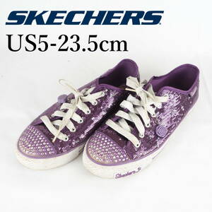 LK8788*SKECHERS*スケッチャーズ*ジュニアスニーカー*US5-23.5cm*パープル