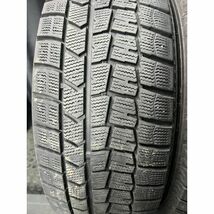 ダンロップ WINTER MAXX WM02 205/55R16 4本SET◇2018年製8分山スタッドレスタイヤ◇中古 特筆すべき損傷なし◇アイシス レガシィ等に_画像2