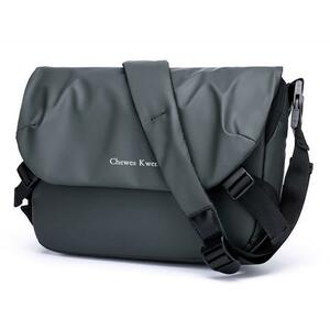  shoulder bag messenger bag diagonal .. light weight body bag high capacity green 
