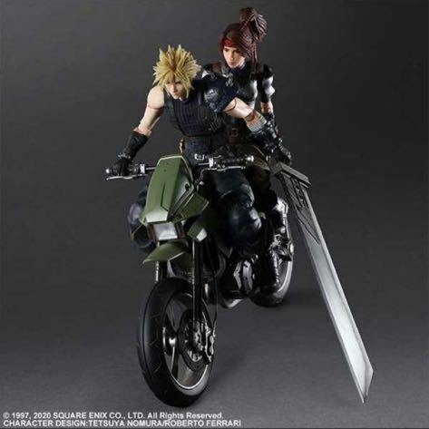 三【新品未開封】ファイナルファンタジー VII リメイク PLAY ARTS改 ジェシー クラウド＆バイクSET プレイアーツ FINAL FANTASY Ⅶ REMAKE