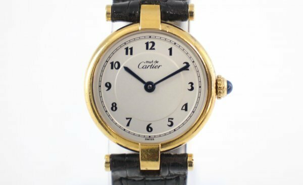 ◆ 稼働品 Cartier / カルティエ 590004 マストヴァンドーム ヴェルメイユ レディース クォーツ ヴィンテージウォッチ 145571