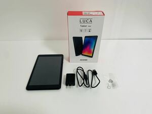 IRIS OHYAMA　アイリスオーヤマ　LUCA　タブレット　TE081N1-B　8インチ　ブラック　展示中古品　初期化済　アンドロイドOS