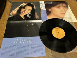 ★即決落札★石川秀美「BLANCHE」大津あきら/大谷和夫/松下誠/1986年/帯付/PN兼用歌詞カード/危ないボディ・ビート/全10曲/定価\2800/美盤