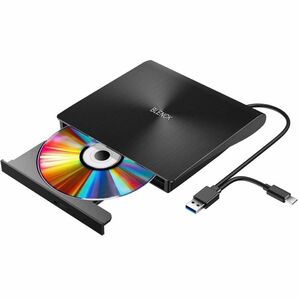 CD DVDドライブ 外付け　USB3.0 ポータブルUSBポートCtype