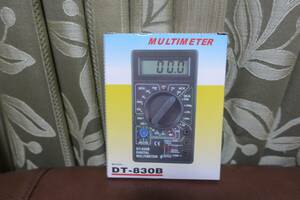 小型 デジタル マルチ テスター 説明書付き 電流 電圧 抵抗 計測 測定器 コンパクト デジタルテスター DT-830B　未使用品　即決