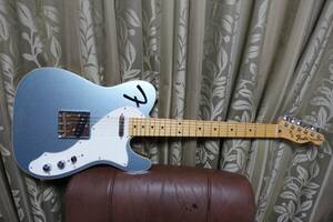 Fender Made in Japan Limited F-Hole Telecaster Thinline/Mystic Ice Blue/M　即決
