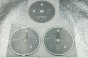 【Apple Power Mac G4 ｜ Software Install Disc】[インストディスク1] + [リストアディスク4] 5枚組//★程度美品★