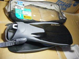 REEF TOURER fins pair fillet strap fins L size secondhand goods. 