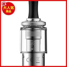 ★Silver★ VOOPOO DRAG Q用 ITO-X PODカートリッジ 3.5ml ブープー ドラッグ Q用 ポッド 電子タバコ VAPE 正規品 (Silver)_画像5