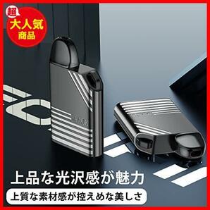 ★グレー★ 電子タバコ ベイプ vape 本体 軽量 携帯型 禁煙グッズ pod 水蒸気タバコ バッテリー長持ち 爆煙 べいぷ本体 でんしたばこ 人気の画像7