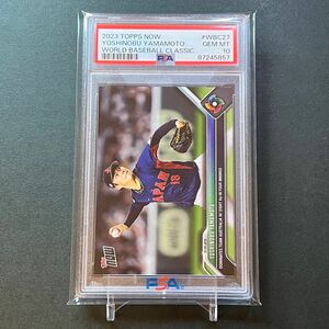 【PSA10】PSA専用袋入!山本由伸 2023 Topps now WBC27 24時間限定販売品