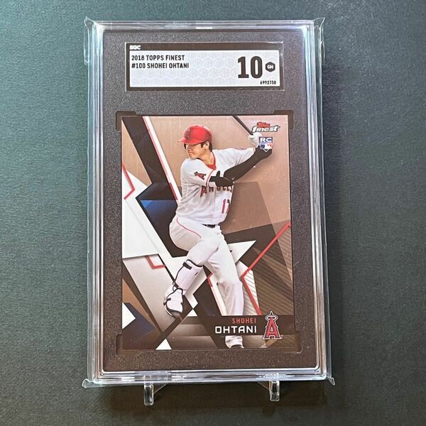 【SGC10】大谷翔平ルーキーカード2018 Topps Finest Shohei Ohtani #100