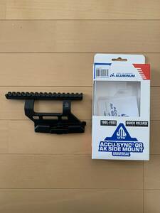 実物 LEAPERS UTG AK用 サイドマウント トップレール M-LOK 　　　　BERETTA マルイ KSC GM 1911 UMAREX VFC AK74 AKM M9 HK GLOCK KJ WE