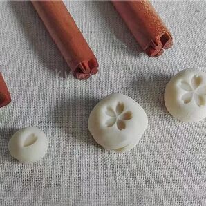 和菓子の道具生菓子押棒 さくら 桜の花びら押し棒 ねりきり 練り切り 3本セット