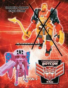 新品未開封 2009 BOTCON 限定 エリータ ワン トランスフォーマー ボットコン TFCC シージ レガシー キングダム アースライズ ELITA-1