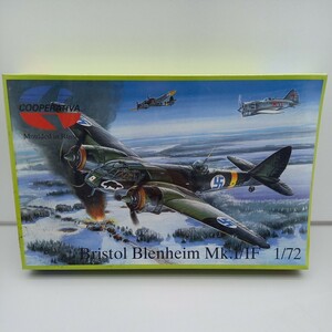 【未組立】COOPERATIVA 1/72 Bristol Blenheim Mk.I/IF ブリストルブレンハイム プラモデル