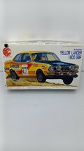 【未組立】フジミ 1/20 イエローランサー 1600 GSR 1975年 サザンクロスラリー出場車 篠塚ランサー 保存版 No.09008 プラモデル_画像1