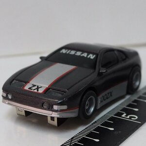 タイコー【日産　フェアレディZ　300ZX　ガンメタ　動作不良】スロットカー　ミニチュア自動車　ミニカー　TYCO　送料込み