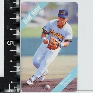 93年 カルビー プロ野球カード No.85【小川 博文 内野手 オリックス ブルーウェーブ】平成5年 1993年 当時物 Calbeeおまけ食玩BASEBALL中古