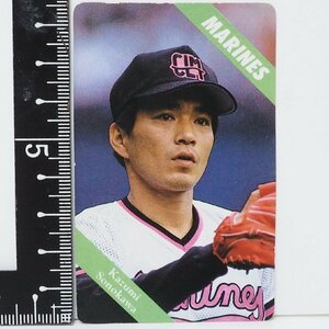 94 year Calbee Professional Baseball card No.34[. river one beautiful . hand Chiba Lotte Marines ] Heisei era 6 year 1994 year that time thing Calbee extra Shokugan BASEBALL[ used ]