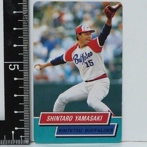 95 year Calbee Tokyo snack Professional Baseball card No.51[ Yamazaki . Taro . hand close iron Buffaloes ] Heisei era 7 year 1995 year that time thing Calbee extra Shokugan BASEBALL used 