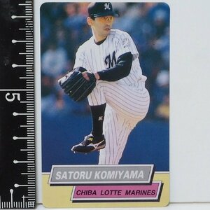 95 year Calbee Tokyo snack Professional Baseball card rare block No.140[ Komiyama Satoru . hand Chiba Lotte Marines ] Heisei era 7 year 1995 year that time thing extra Shokugan 