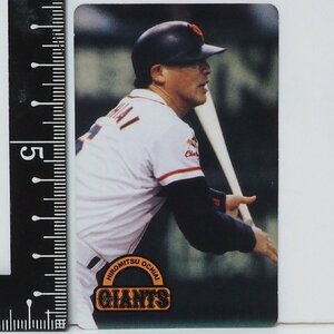 96 year Calbee Tokyo snack Professional Baseball card No.51[... full inside . hand Yomiuri Giants . person ] Heisei era 8 year 1996 year that time thing Calbee extra Shokugan BASEBALL