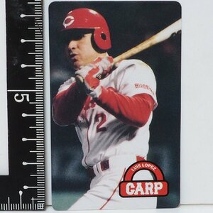 1996 Calbee Tokyo Snack Pro Baseball Card № 88 Редкий блок [Luis Lopez Infield Higashi Hiroshima Toyo Carp] 1996 Calbee Bonus в 1996 году