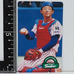 1996 Calbee Tokyo Snack Professional Baseball Card № 89 Редкий блок [Atsuya Furuta ловец Yakult Wallows] 1996 г., по состоянию на 1996 год