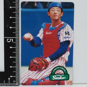 96年カルビー東京スナック プロ野球カードNo.89レアブロック【古田 敦也 捕手 ヤクルト スワローズ】平成8年1996年 当時物Calbeeおまけ食玩