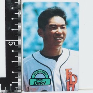 96 year Calbee Tokyo snack Professional Baseball card No.122 rare block [ small . guarantee .. inside . hand Fukuoka large e- Hawk s] Heisei era 8 year 1996 year that time thing extra 
