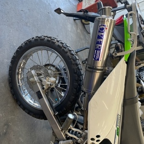 KLX125 Dトラッカー125 LX125C LX125D オーバーレーシング OVER フルエキゾーストマフラーの画像4