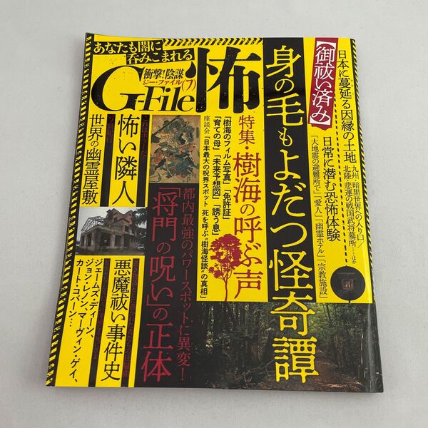 神秘謎 衝撃! 陰謀 G-File 怖