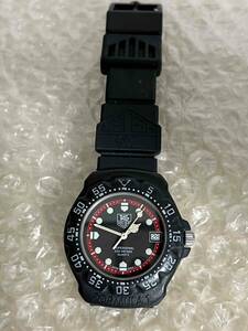 【1円スタート】TAG HEUER タグホイヤー プロフェッショナル200m フォーミュラ1 383.513/1 ブラック 腕時計 時計 ジャンク扱い