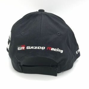 ※現状品 非売品 TMR GR GAZOO Racing／TMR ガズー レーシング ブラック／黒 キャップ／帽子 （管１２１２３）の画像4