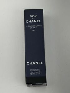 【未使用品】 BOY DE CHANEL ボーイ ドゥ シャネル LE BAUME LEVRES LIP BALM 001 リップ ボーム リップクリーム 定形郵便84円 （管13199）