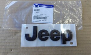 【送料無料】MOPAR 純正 ジープ Jeep エンブレム 新品 ガンメタ ラングラー グラディエーター ルビコン 68419742AA001 Genuine Parts