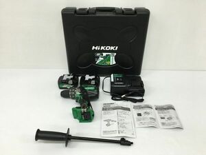 K18-496-0313-098【未使用】HiKOKI(ハイコーキ) 36V 13mm コードレスドライバドリル「DS 36DA」ケース/充電器/バッテリー 付属