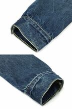 K11-959-0313-129【中古/送料無料】 Levis(リーバイス)EDIFICE 別注 30th トラッカージャケット デニム ビッグE PRWMIUM サイズ:XS_画像4