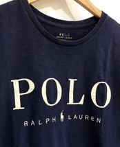 POLO RALPH LAUREN ロゴ Tシャツ カットソー ネイビー ポロラルフローレン SIZE：S■0304E_画像3