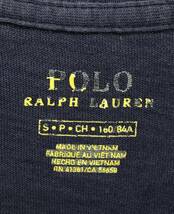 POLO RALPH LAUREN ロゴ Tシャツ カットソー ネイビー ポロラルフローレン SIZE：S■0304E_画像4