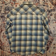 【名作】 RRL Ombre Plaid Western Shirt 【S】 オンブレプレイド ウエスタン シャツ チェック コンチョ ジョニー・デップ Ralph Lauren_画像7