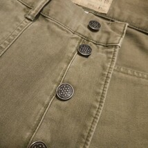 【名作】 RRL 13 Star HBT Barker Pants 【31】ヘリンボーンツイル ベイカー パンツ 1940s 米国陸軍 ヴィンテージ カーキ Ralph Lauren_画像5