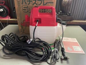 ★美品中古品★ナショナル national 電気式 噴霧器 パナスプレー5L形 BH-587 園芸専用 作動品