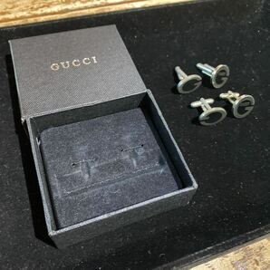 67 GUCCI グッチ カフリンクス カフス アクセサリー カフスボタン セット 20240318の画像1