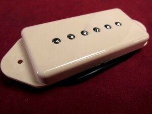 ★最安値！★Gotoh Pickups／TV-1 Vintageカラー◆国産 高品質 高精度！ P-90 ドッグイヤーPU◇Front／Rear どちらでもOK！Cream/クリーム